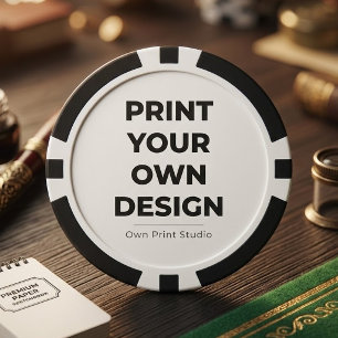 Custom Print Your Own Printing My Own To Order Poker Chips