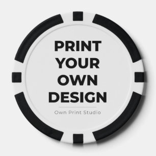 Custom Print Your Own   Printing My Own To Order Poker Chips