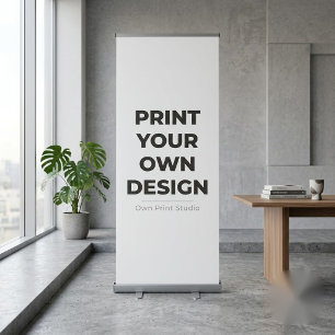 Custom Print Your Own Printing My Own To Order Retractable Banner