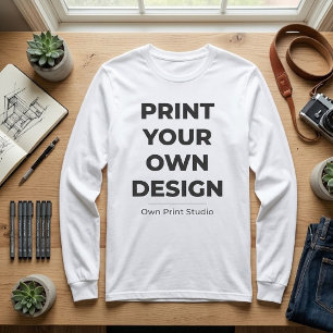 Custom Print Your Own Printing My Own To Order T-Shirt