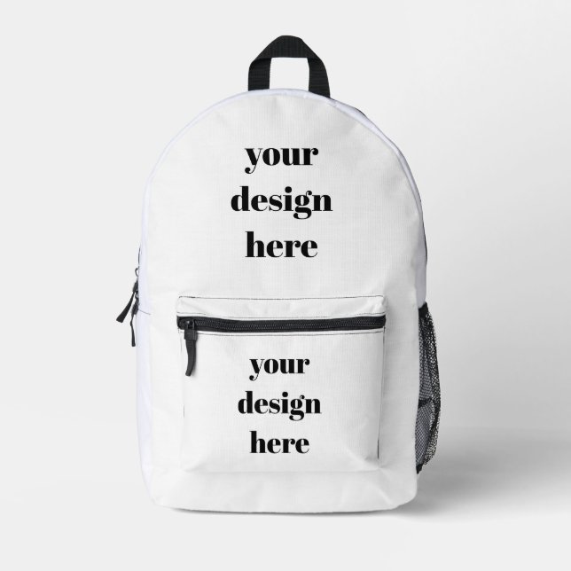Custom Printed Backpack (Front)