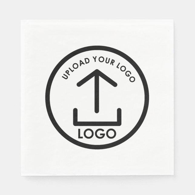 Custom Printed Business Logo Promotional Napkin (Front)