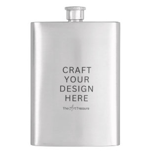 Custom Printed Classic Flask Upload Your Design