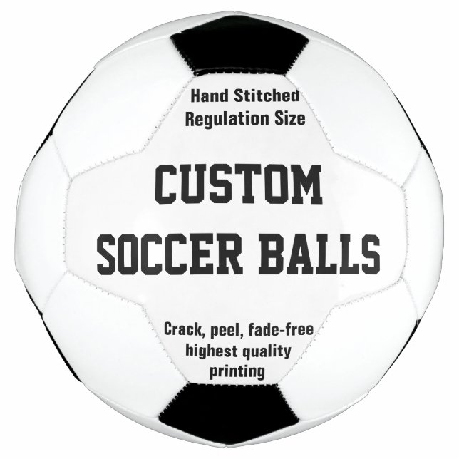 Custom Printed Personalised Soccer Ball (Front)