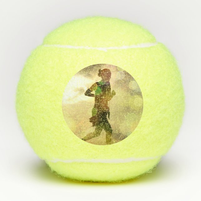 Custom Printed Photo Tennis Balls (Front)
