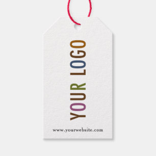 Custom Printed Retail Hang Tags with String Logo