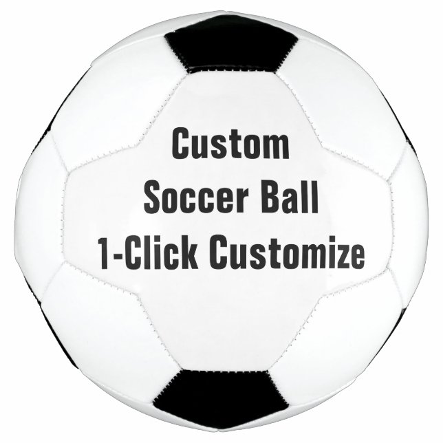 Custom Printed Soccer Ball to personalise (Front)