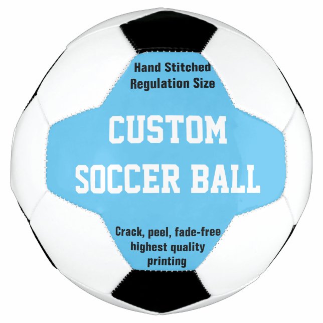 Custom Printed Soccer Ball to personalise (Front)