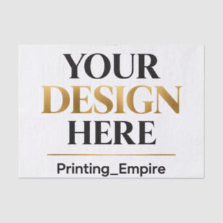 Custom Printing - No Minimum Wholesale Bulk Order Tissue Paper