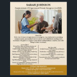 Custom Private Caregiver  Flyer<br><div class="desc">This custom private caregiver flyer template is thoughtfully designed to showcase your caregiving services with professionalism and clarity. Featuring a clean, organised layout, it offers a concise and visually appealing way to present key information, including your qualifications, services offered, and essential contact information. The flyer is perfect for private caregivers,...</div>