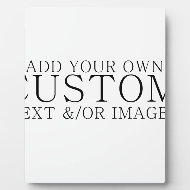 Custom Product Plaque (Front)