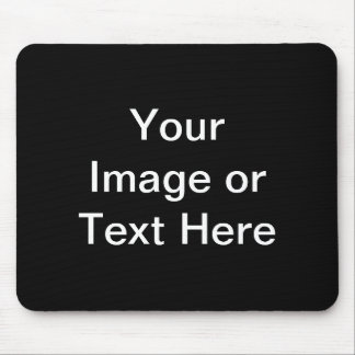 Custom Products in Black Mouse Mat
