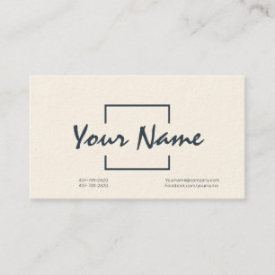 Custom Professional Business Card barcode Design