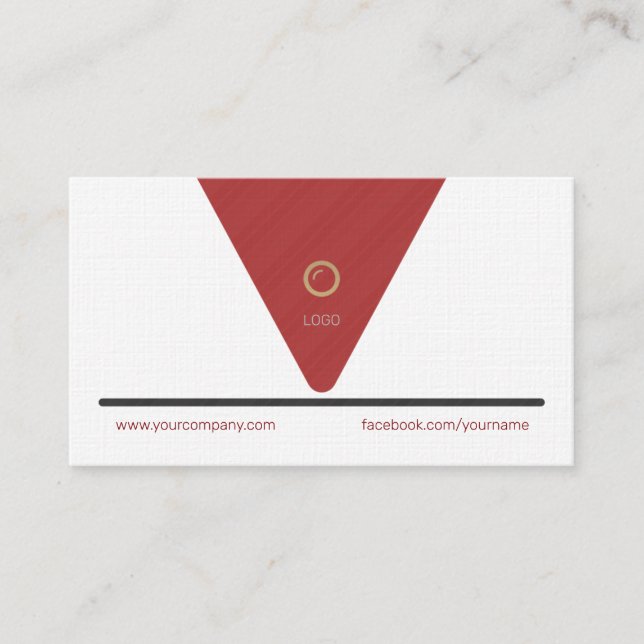 Custom Professional Business Card logo Design (Front)