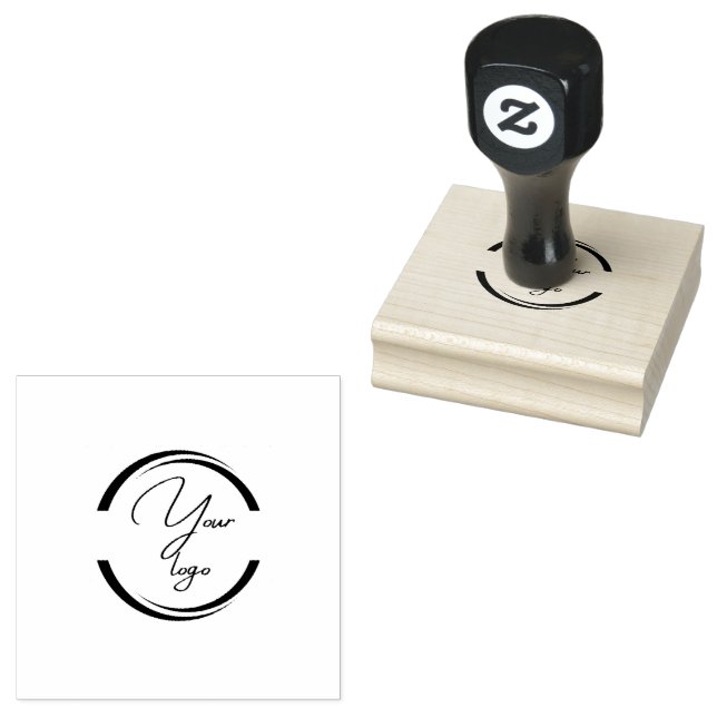 custom professional business logo only  rubber stamp (Stamped)