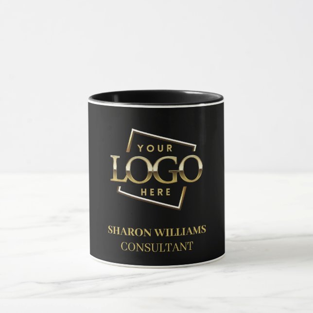 Custom Professional Business Logo Promotional Mug (Center)