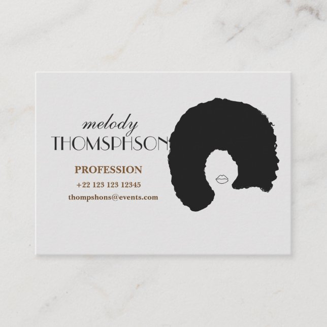 Custom Professional card (Front)