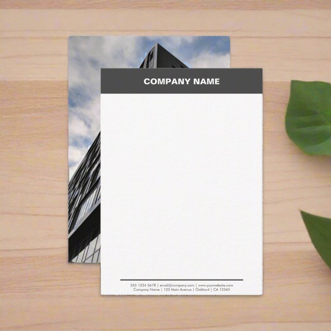 Custom Professional Company Name Photo Branded Card (Creator Uploaded)
