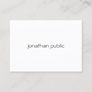 Custom Professional Elegant Modern Minimalist Cool Business Card
