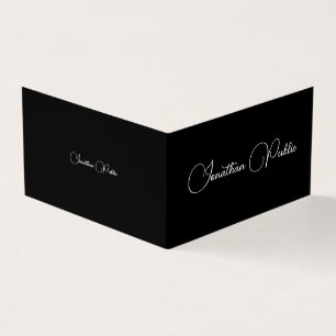 Custom Professional Elegant Template Modern Folded Business Card