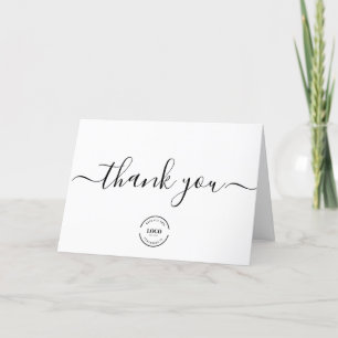 Custom Professional LOGO customer appreciation Thank You Card