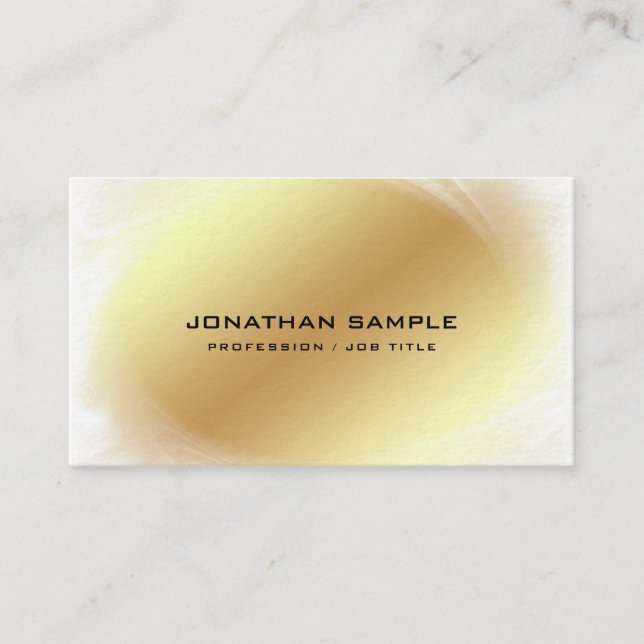 Custom Professional Modern Elegant Template Luxury Business Card (Front)