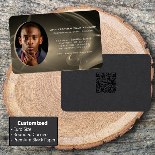 Custom Professional Photo QR Code  Business Card