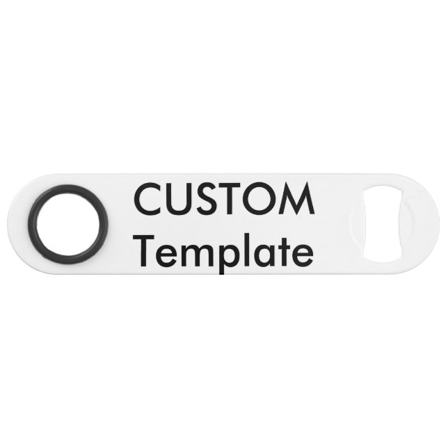 Custom Professional Stainless Steel Bottle Opener (Front (Horizontal))