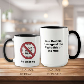 Custom Prohibition Circle Sign Mug