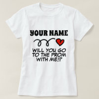 Custom prom hoco proposal request heart