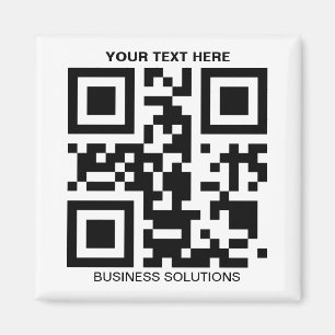 Custom promo QR code Magnet