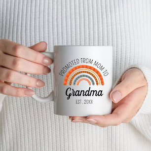 Custom Promoted to Grandma New Grandma Pregnancy Mug