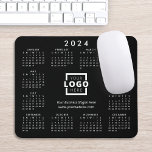 Custom Promotional Business Logo 2024 Calendar Mouse Mat<br><div class="desc">Create your own personalized 2024 calendar mouse pads with your own company logo, business slogan and contact information. You can easily change the background color to match your corporate colors. Makes a great promotional giveaway or corporate gift for customers, vendors, employees or other special people. No minimum order quantity and...</div>