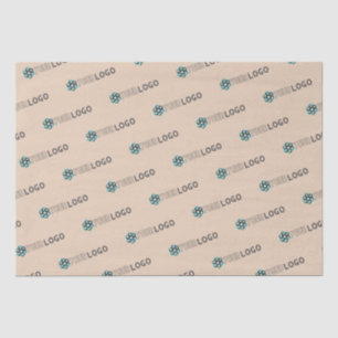 Custom promotional business logo branded packaging tissue paper