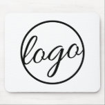 Custom Promotional Business Logo Mouse Mat<br><div class="desc">Custom Mouse Pad featuring your business logo.  These mouse pads make great promotional items for giving to clients,  employees or as swag at trade shows and corporate events.</div>