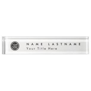 Custom Promotional Business Logo  Nameplate