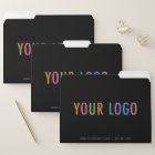 Custom Promotional File Folders with Company Logo