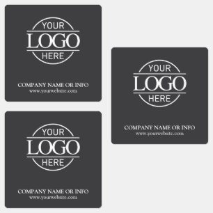 Custom Promotional Grey Company Business Logo