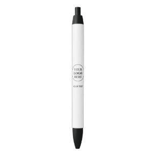 Custom Promotional Logo Black Ink Pen