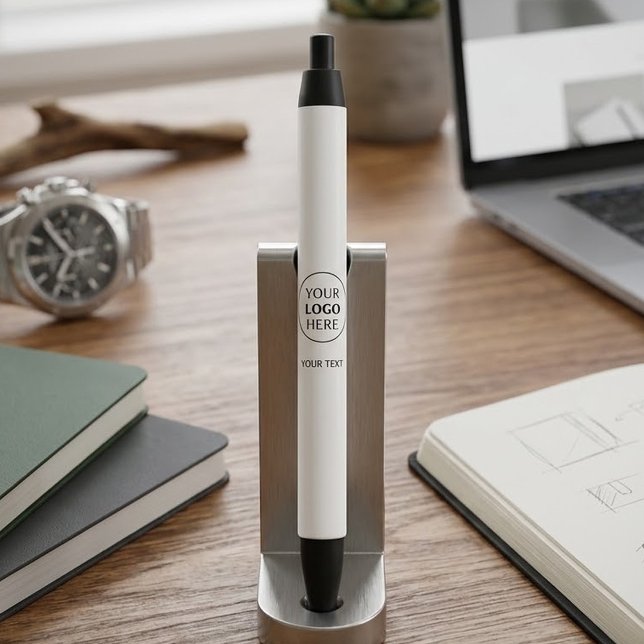 Custom Promotional Logo Black Ink Pen (Creator Uploaded)