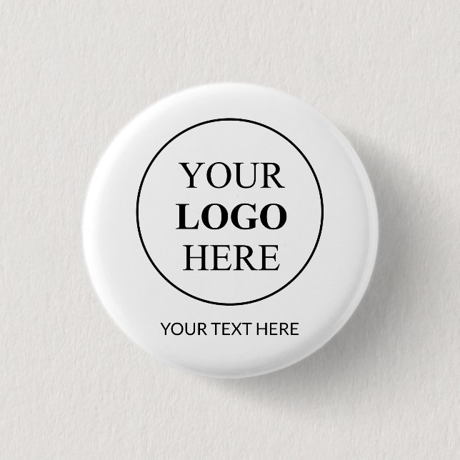 Custom Promotional Logo – No Minimum Order 3 Cm Round Badge (Front)