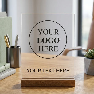 Custom Promotional Logo – No Minimum Order Acrylic Sign