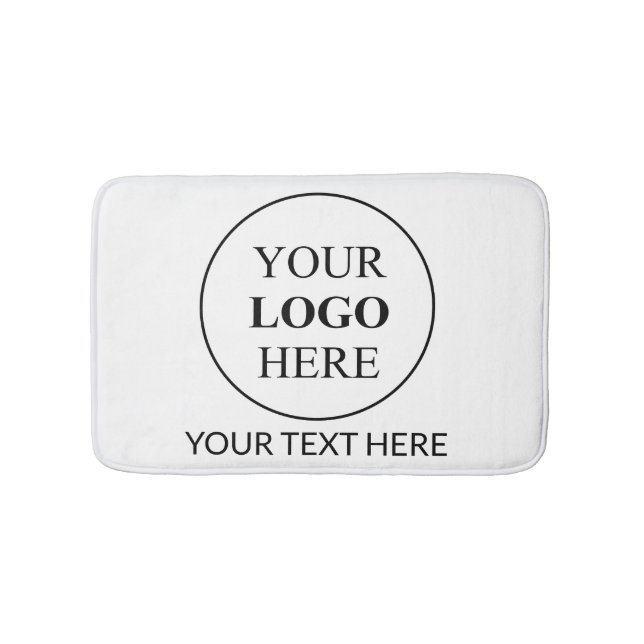 Custom Promotional Logo – No Minimum Order Bath Mat (Front)