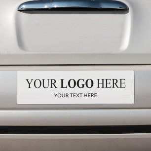 Custom Promotional Logo – No Minimum Order Bumper Sticker