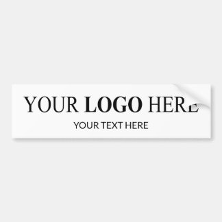 Custom Promotional Logo – No Minimum Order Bumper Sticker