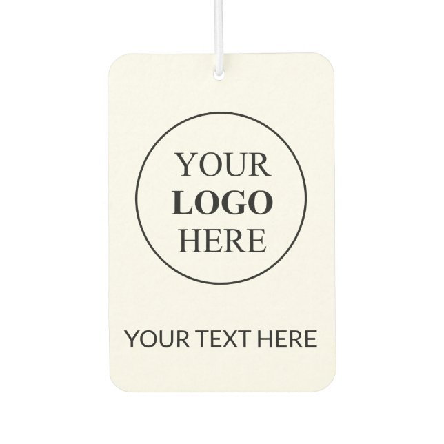 Custom Promotional Logo – No Minimum Order Car Air Freshener (Front)
