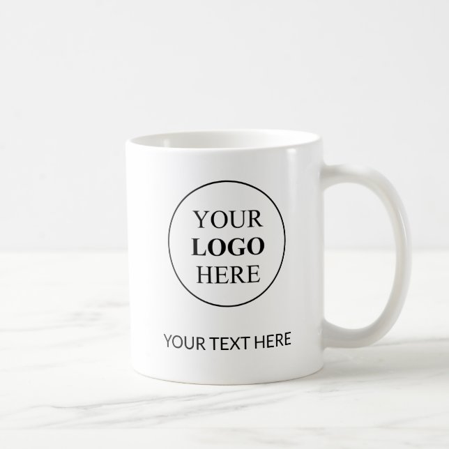 Custom Promotional Logo – No Minimum Order Coffee Mug (Right)
