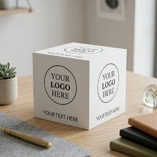 Custom Promotional Logo – No Minimum Order Cube