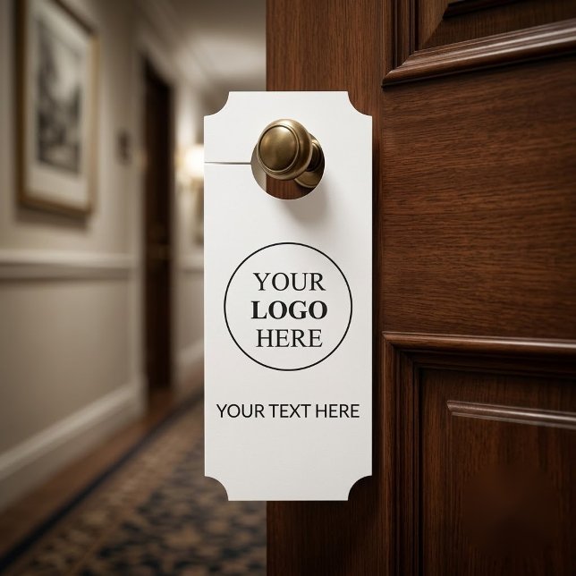 Custom Promotional Logo – No Minimum Order Door Hanger (Creator Uploaded)