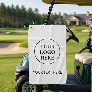 Custom Promotional Logo – No Minimum Order Golf Towel